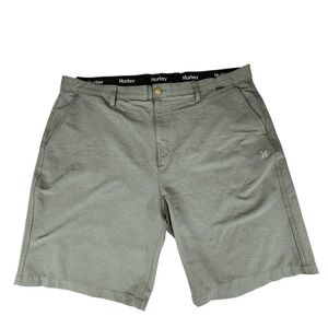 Hurley Hybrid Board Short 40x9 Men Gray Space Dye Swim Surf Skate Beach Golf 21"